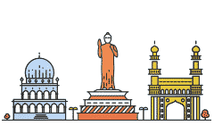 Hyderabad skyline