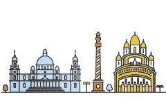 Kolkata skyline